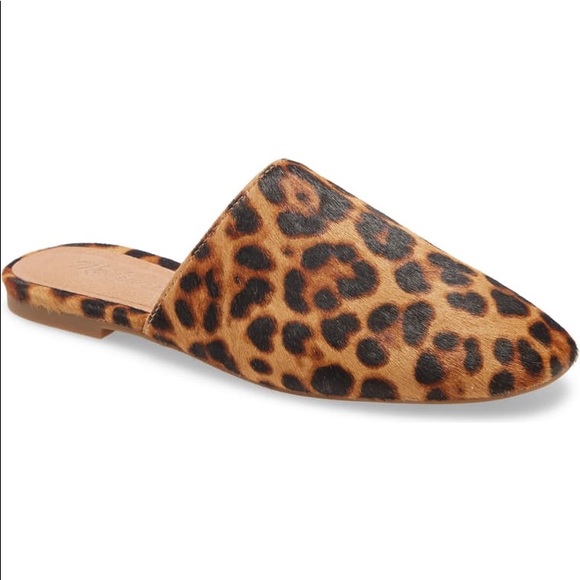 Madewell Shoes - Madewell Cory Mule Leopard Calf Hair Slide 8
